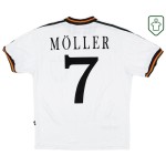 Männer Deutschland 1996/98 Heim Retro Shirt Möller #7