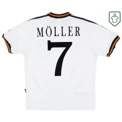 Männer Deutschland 1996/98 Heim Retro Shirt Möller #7
