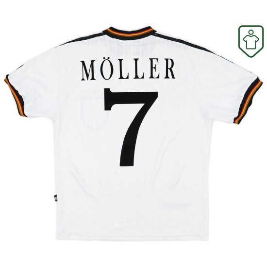 Männer Deutschland 1996/98 Heim Retro Shirt Möller #7