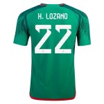 Hirving Lozano #22 Mexiko Heimtrikot Weltmeisterschaft 2022