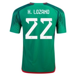 Hirving Lozano #22 Mexiko Heimtrikot Weltmeisterschaft 2022