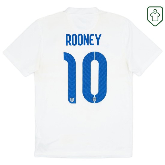 Männer England 2014/15 Heim Retro Shirt Rooney #10
