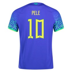 Pelé #10 Brasilien Auswärtstrikot Weltmeisterschaft 2022