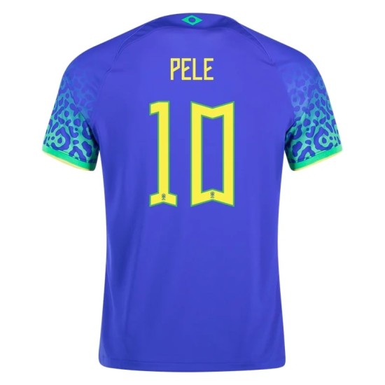 Pelé #10 Brasilien Auswärtstrikot Weltmeisterschaft 2022